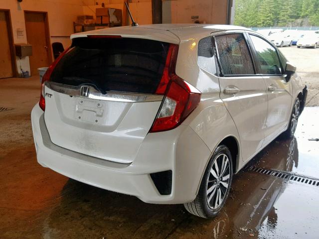 3HGGK5H82FM774161 - 2015 HONDA FIT EX WHITE photo 4