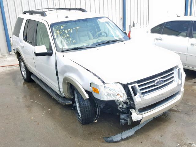 1FMEU6EE4AUA43201 - 2010 FORD EXPLORER E WHITE photo 1