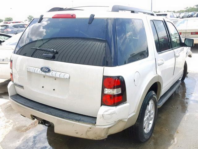 1FMEU6EE4AUA43201 - 2010 FORD EXPLORER E WHITE photo 4