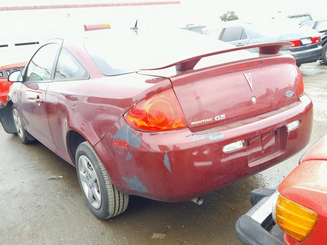 1G2AS18H497129396 - 2009 PONTIAC G5 RED photo 3