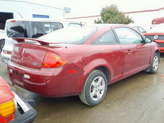 1G2AS18H497129396 - 2009 PONTIAC G5 RED photo 4
