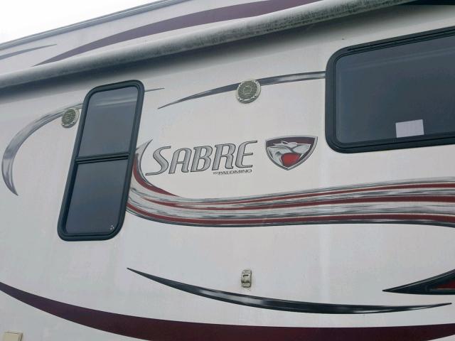 4X4FSRJ29D3008007 - 2013 SABR TRAILER BEIGE photo 9