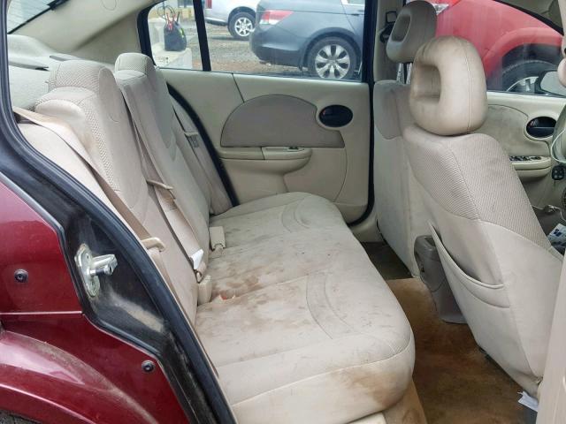 1G8AJ52F83Z124771 - 2003 SATURN ION LEVEL BURGUNDY photo 6