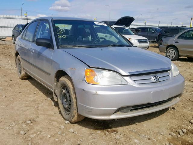 2HGES16443H942389 - 2003 HONDA CIVIC DX SILVER photo 1