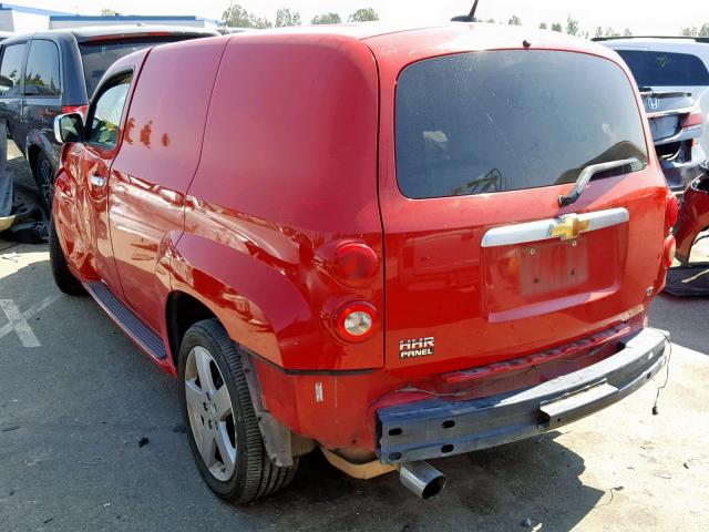 3GCDA25P07S631995 - 2007 CHEVROLET HHR PANEL RED photo 3