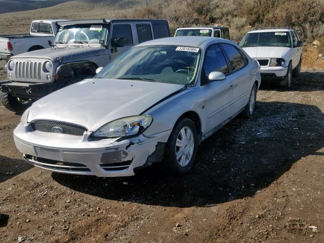 1FAFP56S74G188255 - 2004 FORD TAURUS SEL SILVER photo 2