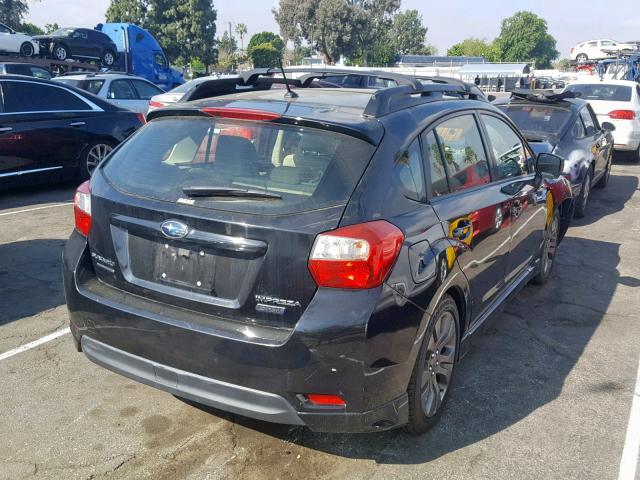 JF1GPAL64EH213922 - 2014 SUBARU IMPREZA SP BLACK photo 4