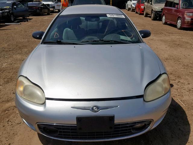 4C3AG42H32E036073 - 2002 CHRYSLER SEBRING LX SILVER photo 9