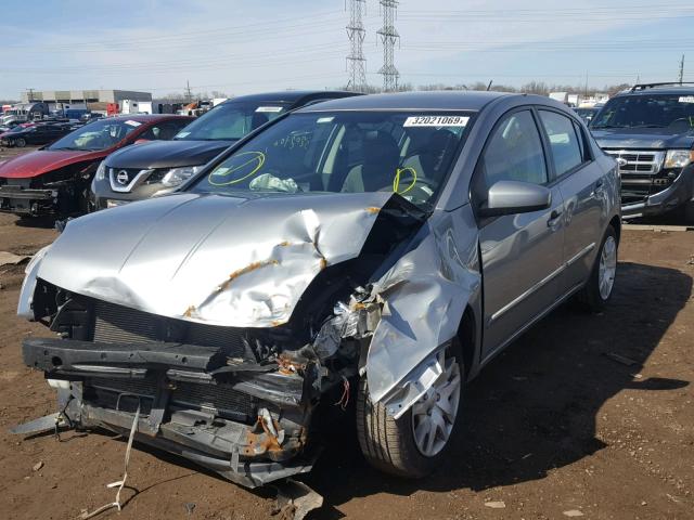 3N1AB6APXBL727961 - 2011 NISSAN SENTRA 2.0 SILVER photo 2