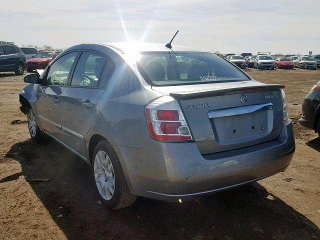 3N1AB6APXBL727961 - 2011 NISSAN SENTRA 2.0 SILVER photo 3