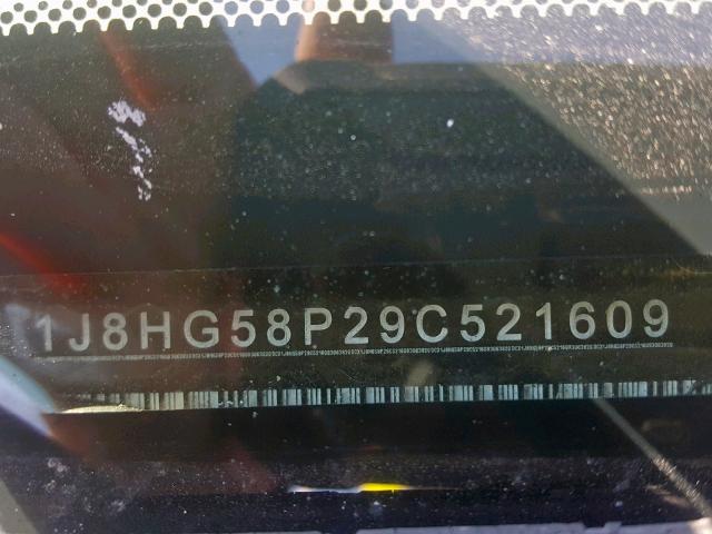 1J8HG58P29C521609 - 2009 JEEP COMMANDER BLUE photo 10