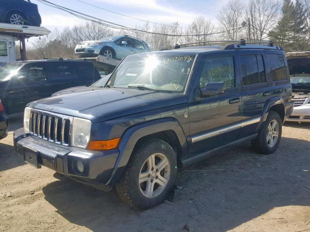 1J8HG58P29C521609 - 2009 JEEP COMMANDER BLUE photo 2