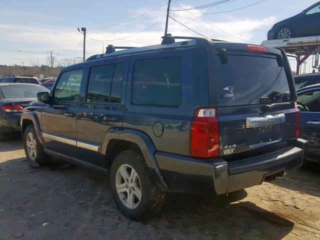 1J8HG58P29C521609 - 2009 JEEP COMMANDER BLUE photo 3