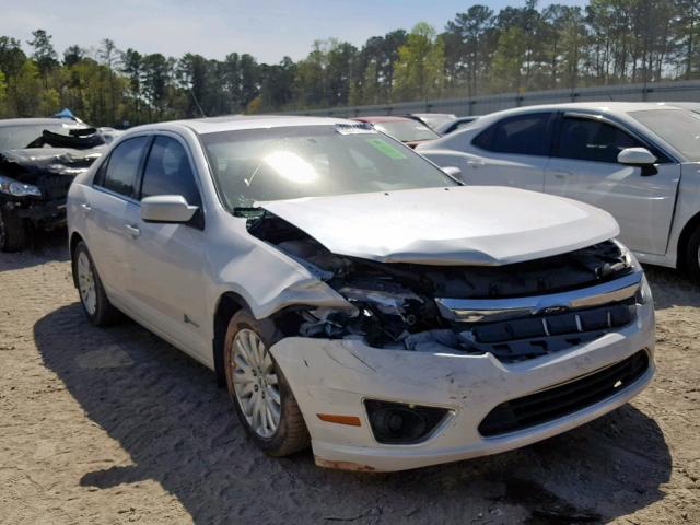 3FADP0L39AR133205 - 2010 FORD FUSION HYB WHITE photo 1