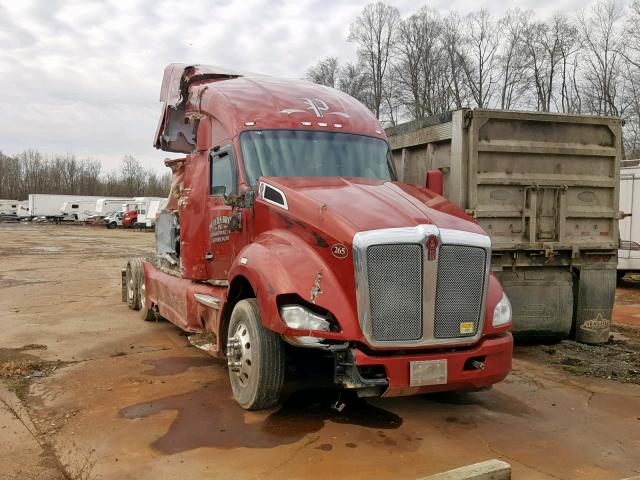 1XKYAP8XXFJ432239 - 2015 KENWORTH CONSTRUCTI RED photo 1