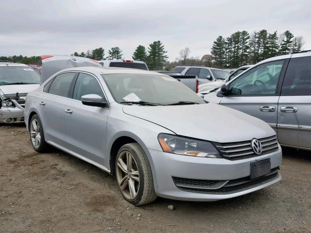 1VWBT7A33EC114921 - 2014 VOLKSWAGEN PASSAT SE SILVER photo 1