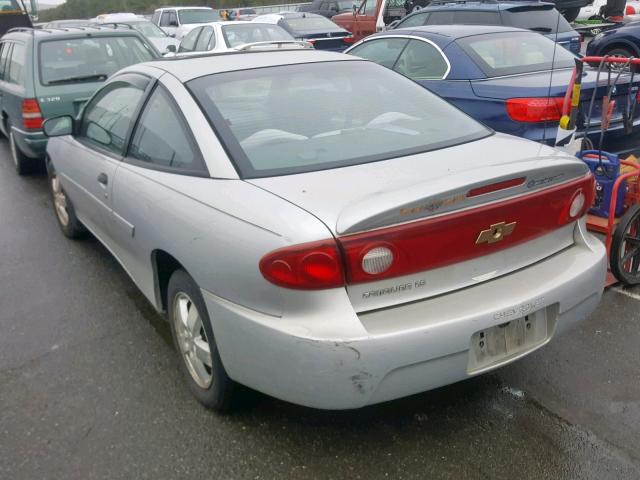 1G1JF12F757191515 - 2005 CHEVROLET CAVALIER L SILVER photo 3