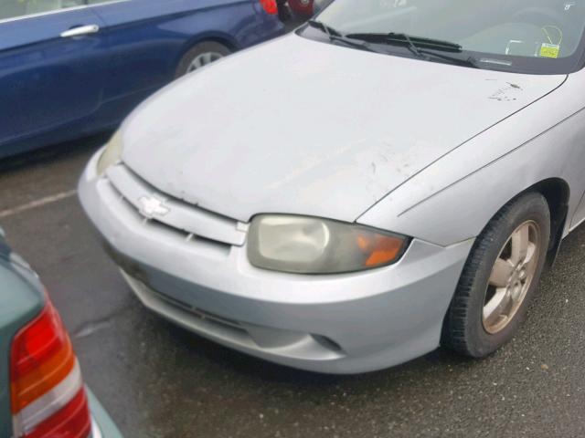 1G1JF12F757191515 - 2005 CHEVROLET CAVALIER L SILVER photo 9