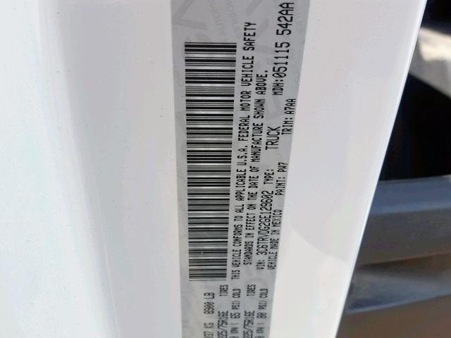 3C6TRVDG2GE129602 - 2016 RAM PROMASTER 白色 照片 10