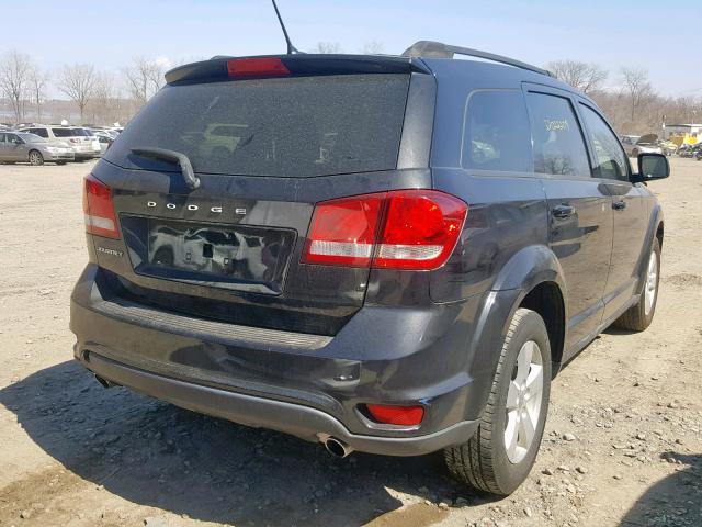 3D4PG1FG8BT552648 - 2011 DODGE JOURNEY MA BLACK photo 4