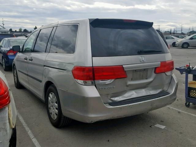 5FNRL38249B045849 - 2009 HONDA ODYSSEY LX GOLD photo 3