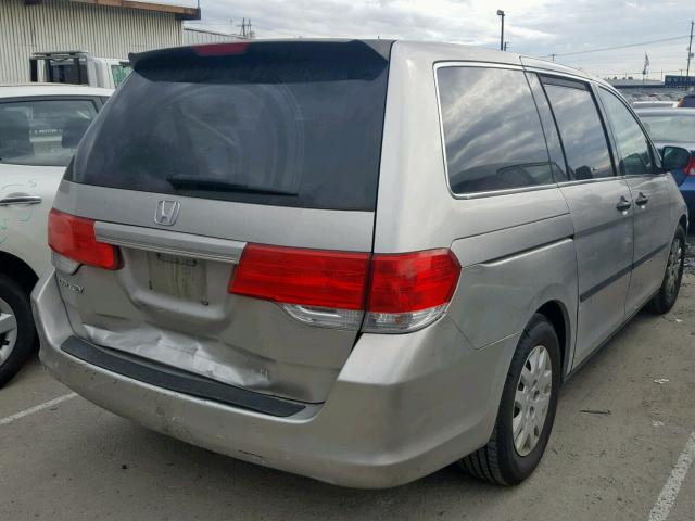 5FNRL38249B045849 - 2009 HONDA ODYSSEY LX GOLD photo 4