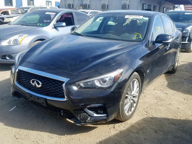 JN1EV7AP7JM360097 - 2018 INFINITI Q50 LUXE BLACK photo 2