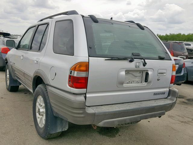 4S6CK58W814414248 - 2001 HONDA PASSPORT E SILVER photo 3