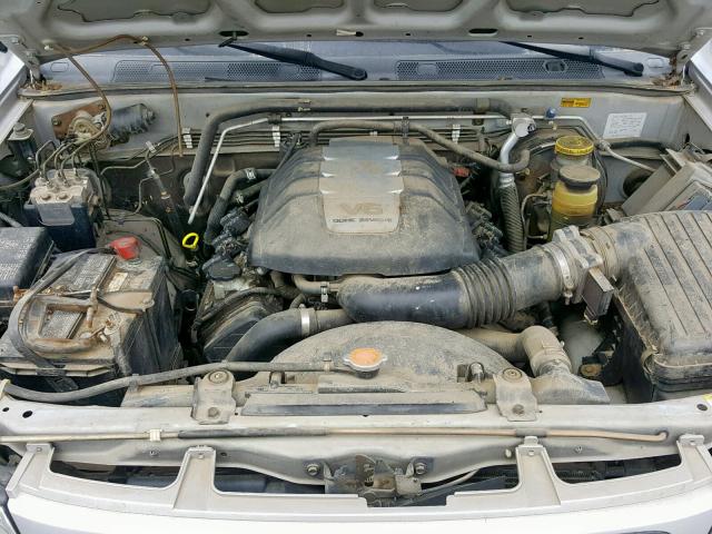 4S6CK58W814414248 - 2001 HONDA PASSPORT E SILVER photo 7