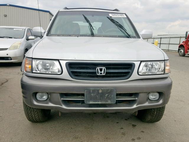 4S6CK58W814414248 - 2001 HONDA PASSPORT E SILVER photo 9