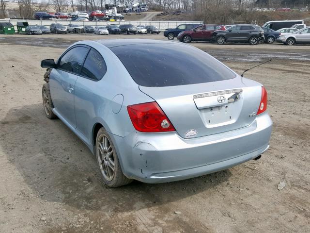 JTKDE177870147522 - 2007 TOYOTA SCION TC BLUE photo 3