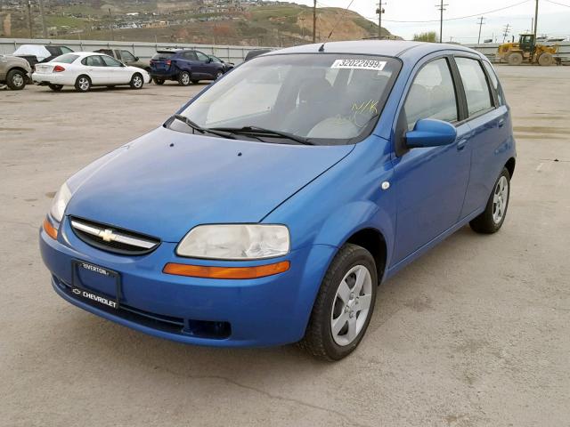 KL1TD62605B405963 - 2005 CHEVROLET AVEO BASE ლურჯი ფოტო 2
