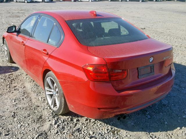 WBA3C1C57EK111400 - 2014 BMW 328 I SULE RED photo 3