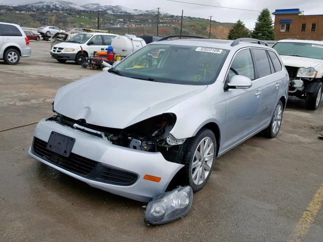 3VWPL7AJ7BM673743 - 2011 VOLKSWAGEN JETTA TDI SILVER photo 2