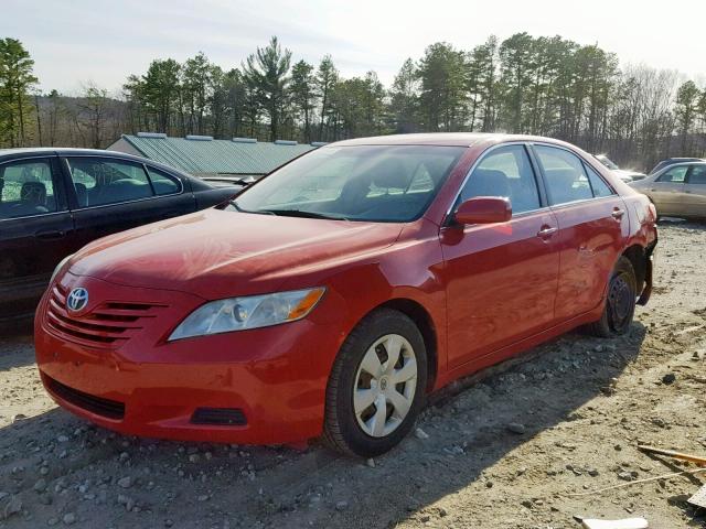 4T1BE46K99U873970 - 2009 TOYOTA CAMRY BASE RED photo 2