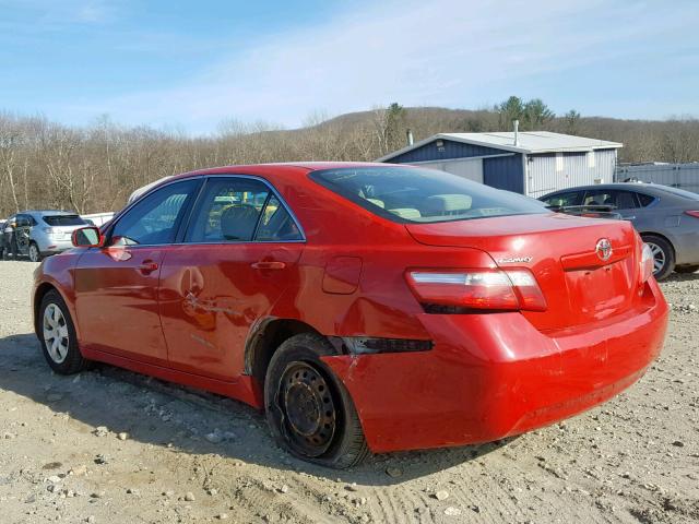 4T1BE46K99U873970 - 2009 TOYOTA CAMRY BASE RED photo 3