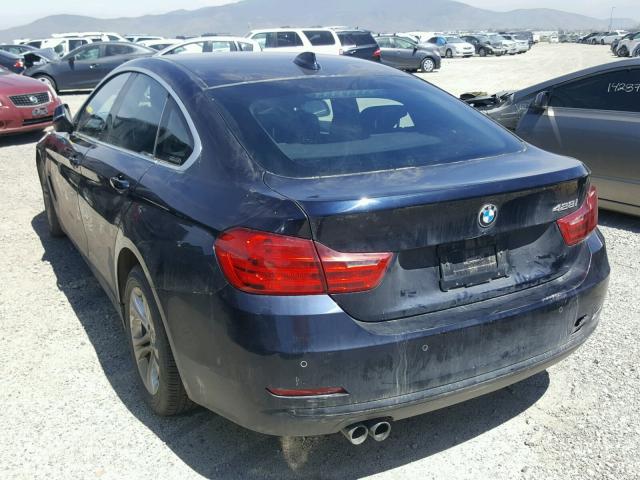WBA4A9C50GG508123 - 2016 BMW 428 I BLUE photo 3