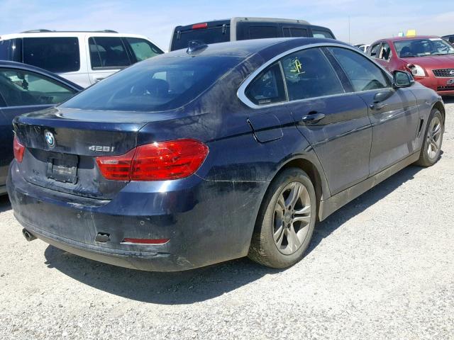 WBA4A9C50GG508123 - 2016 BMW 428 I BLUE photo 4
