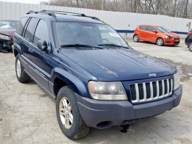 1J4GW48SX4C214762 - 2004 JEEP GRAND CHER BLUE photo 1