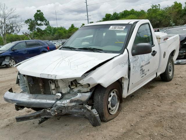 1GTDT149878200949 - 2007 GMC CANYON WHITE photo 2