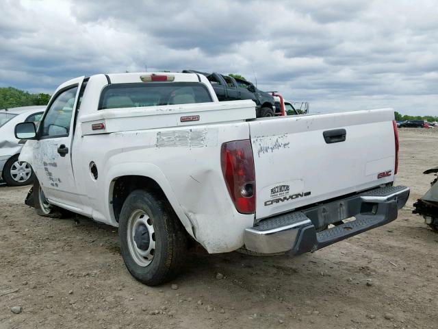 1GTDT149878200949 - 2007 GMC CANYON WHITE photo 3