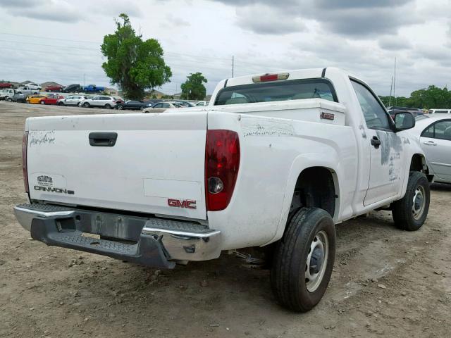 1GTDT149878200949 - 2007 GMC CANYON WHITE photo 4