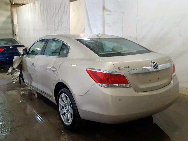 1G4GD5EDXBF116684 - 2011 BUICK LACROSSE C TAN photo 3