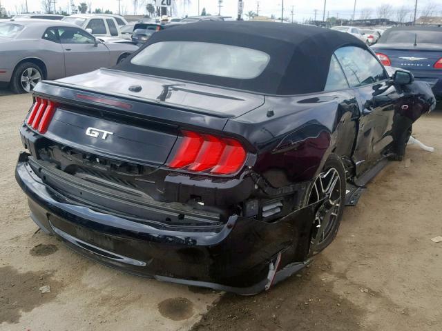 1FATP8FF3K5140493 - 2019 FORD MUSTANG GT BLACK photo 4