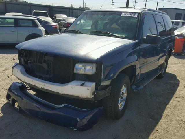 1GYEK13R5XR401057 - 1999 CADILLAC ESCALADE BLUE photo 2