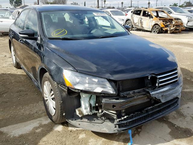 1VWAP7A39EC014256 - 2014 VOLKSWAGEN PASSAT S BLACK photo 1