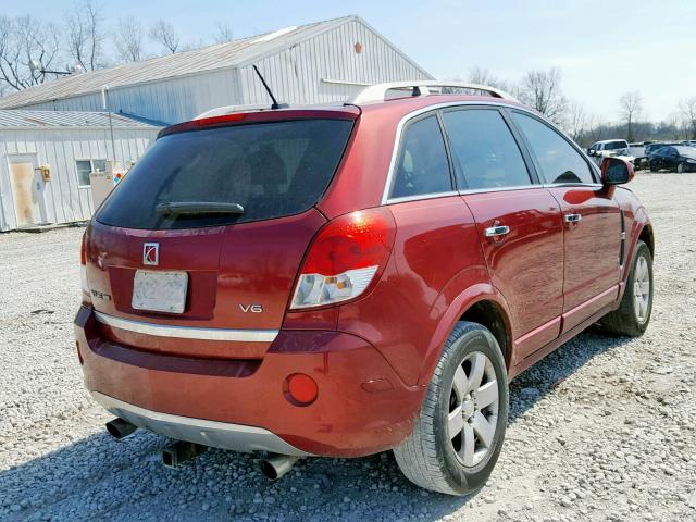 3GSCL53708S669579 - 2008 SATURN VUE XR RED photo 4