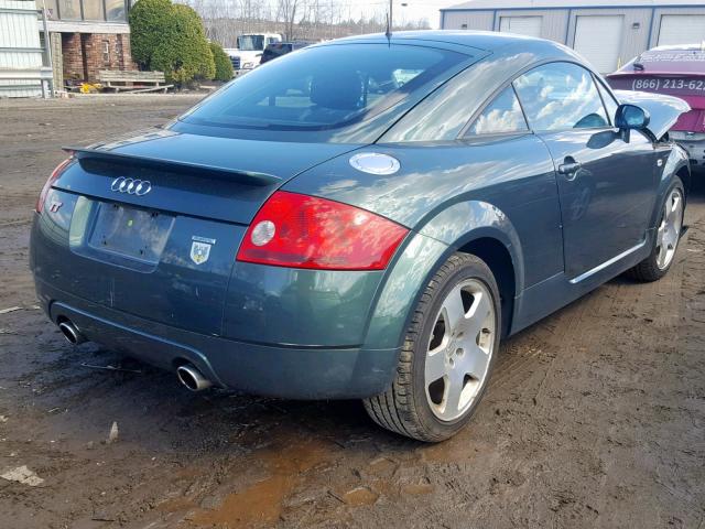 TRUWT28N411002302 - 2001 AUDI TT QUATTRO GREEN photo 4