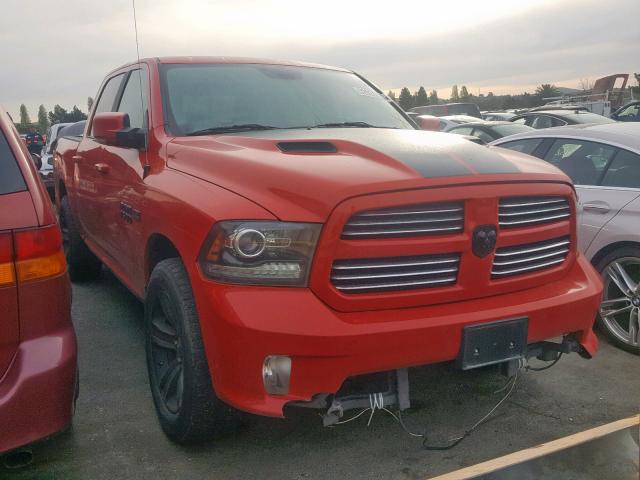 1C6RR7MT4GS252026 - 2016 RAM 1500 SPORT RED photo 1