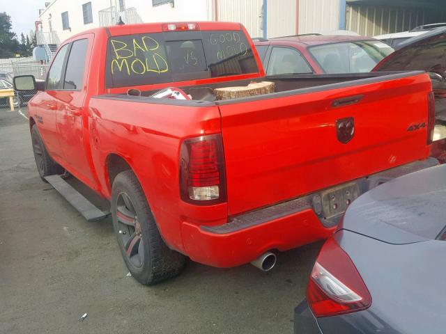 1C6RR7MT4GS252026 - 2016 RAM 1500 SPORT RED photo 3